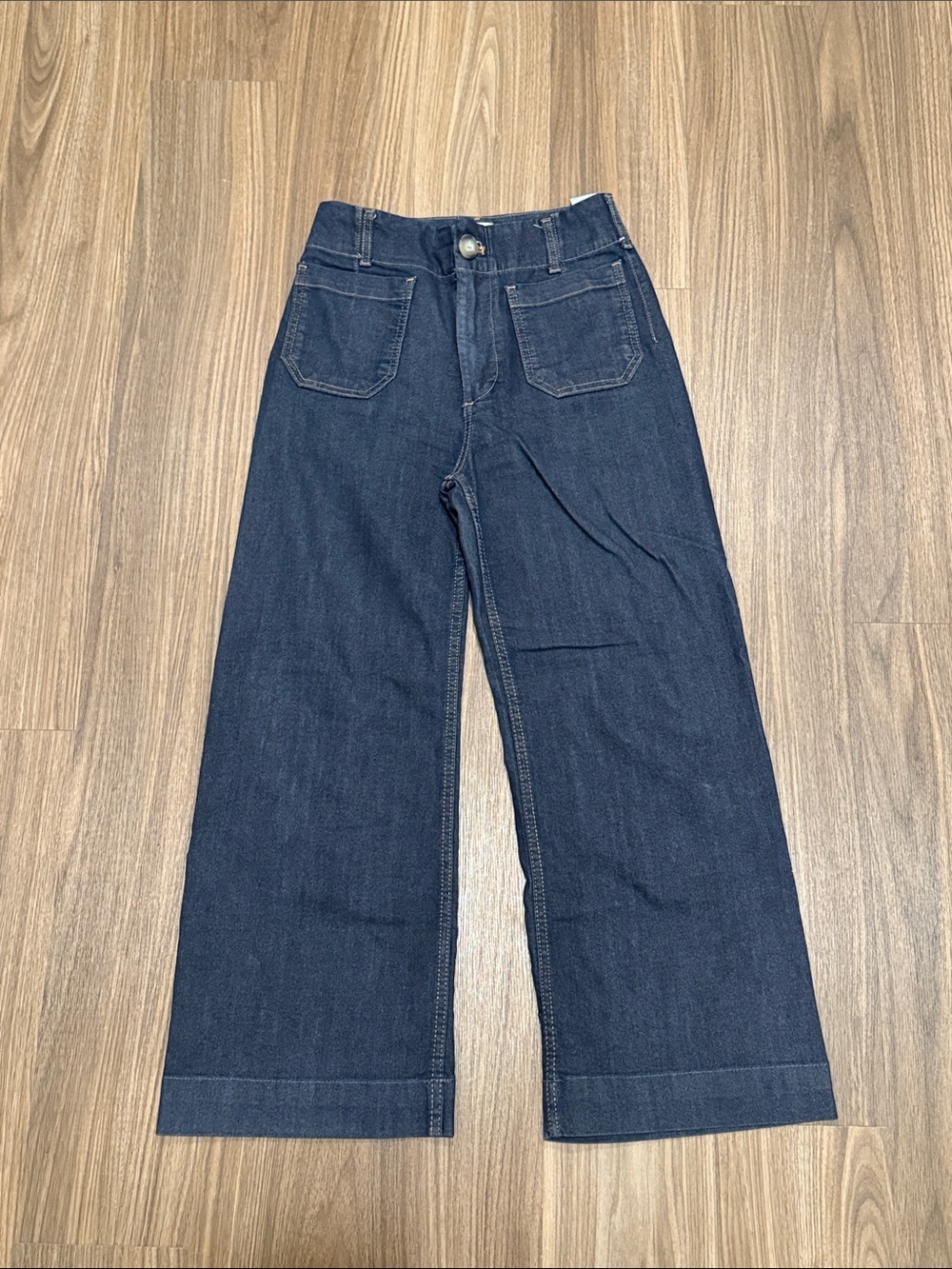 Maeve Colette High-Rise Wide-Leg Cropped Jeans - Picture 2 of 2